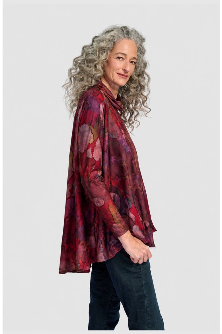 Pippin Trapeze Top, Alternate, color, Wine