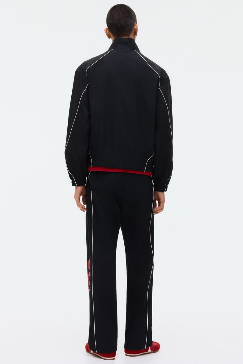 Relaxed Fit Printed Track Pants, Alternate, color, Black/Honda