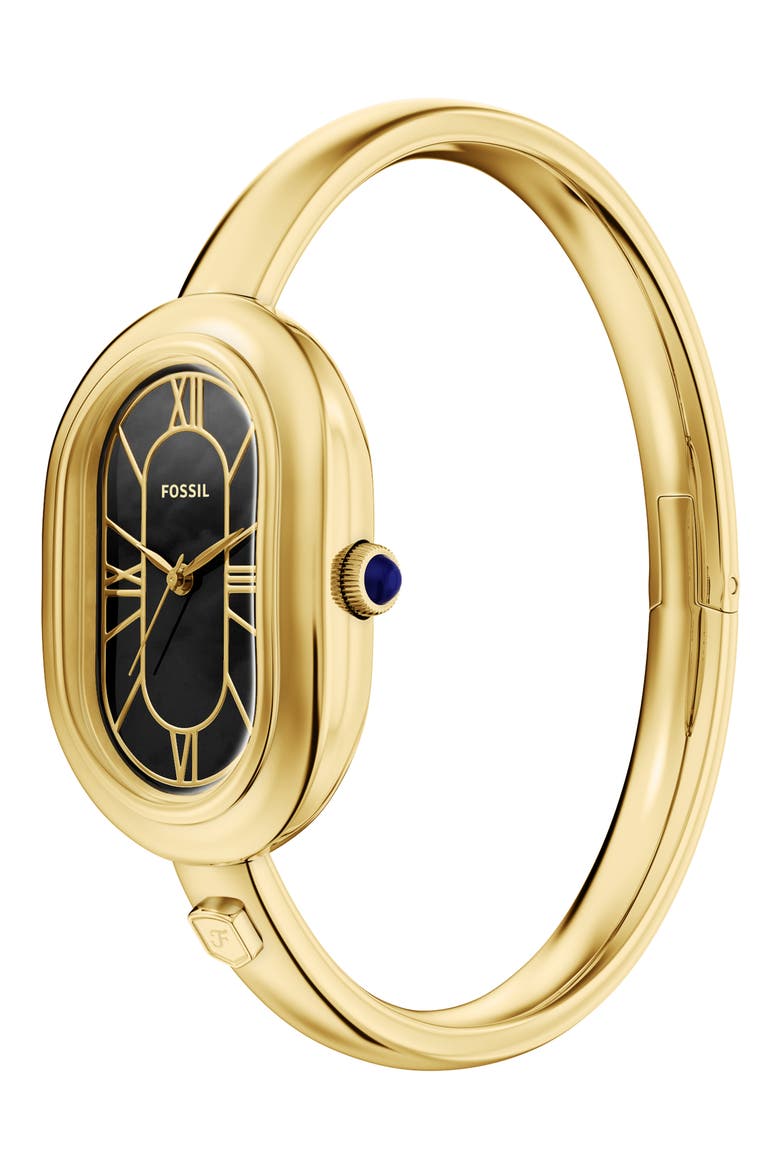 Sloan Bracelet Watch, 24mm x 36mm, Alternate, color, GOLD/ BLACK