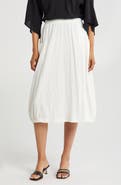 PATRIZIA LUCA Side Pocket Midi Skirt