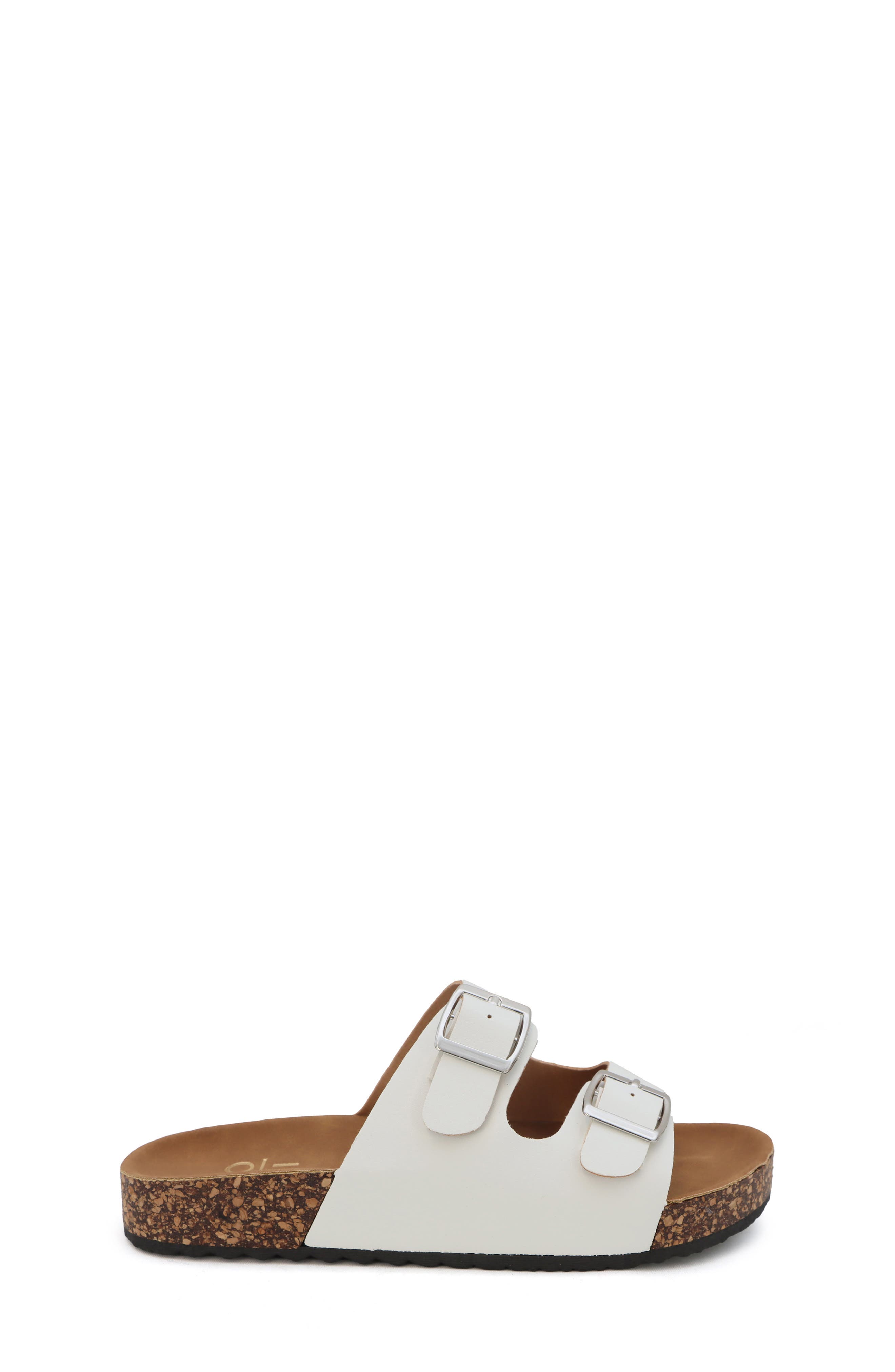 YOKI Kids' Slide Sandal, Alternate, color, White