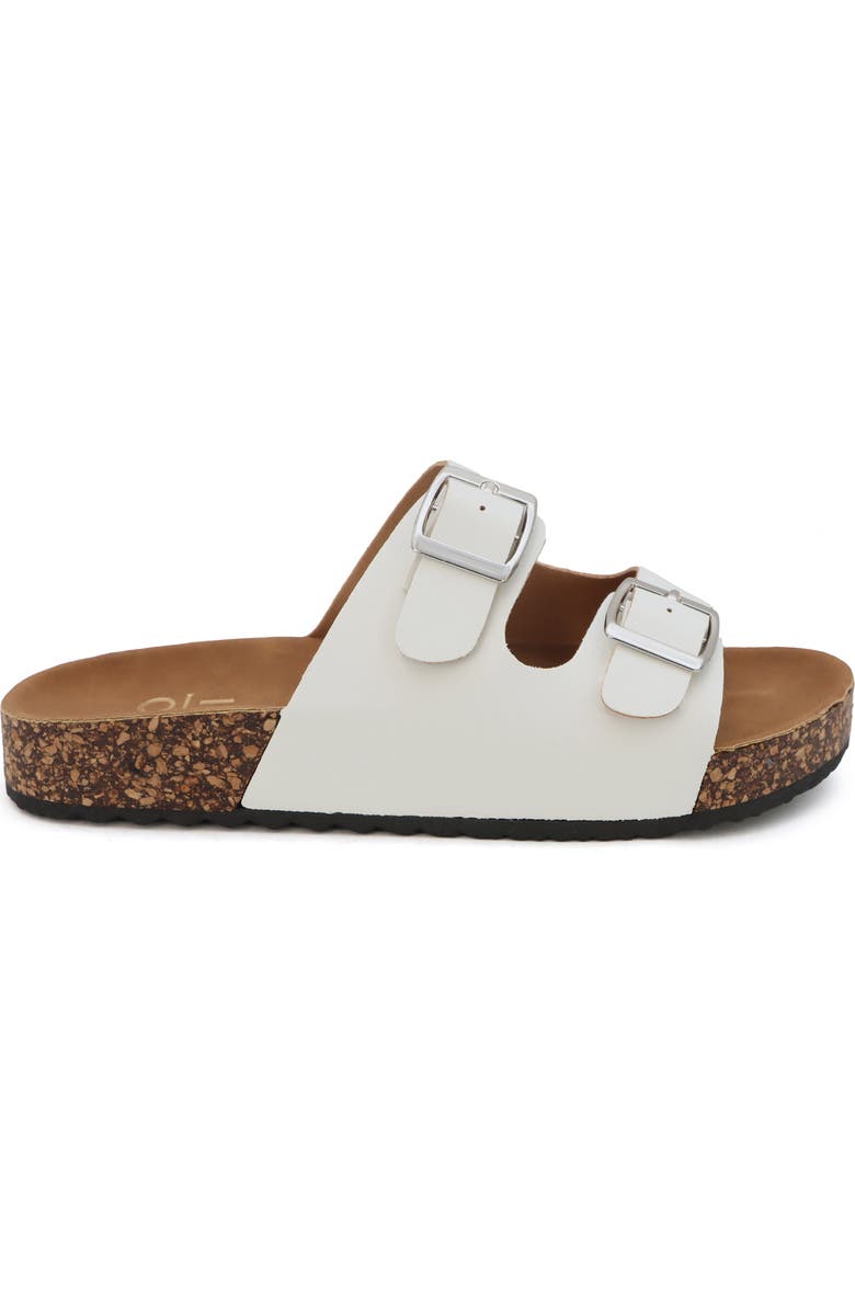 YOKI Kids' Slide Sandal, Alternate, color, White