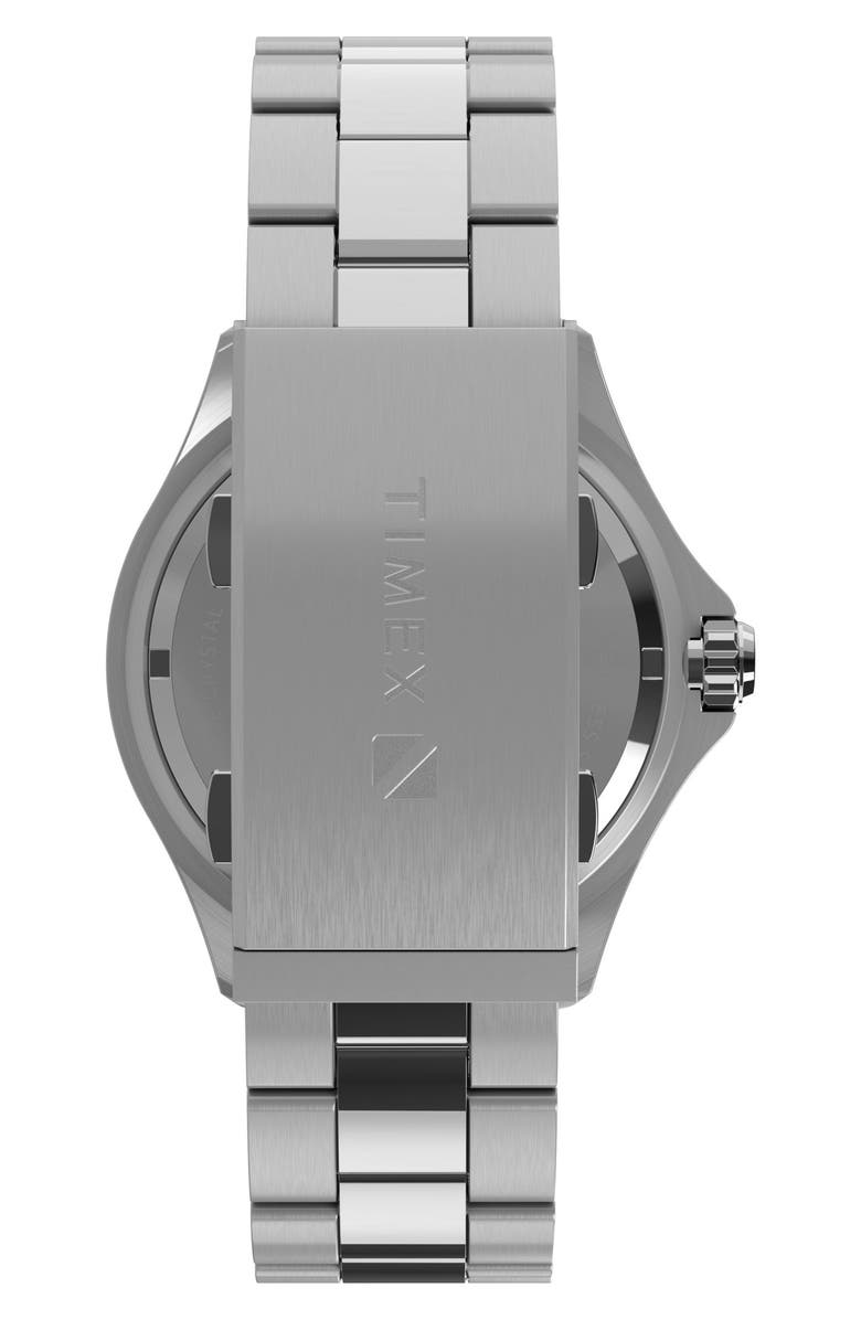 Timex<sup>®</sup> Deepwater Meridian 200 Bracelet Watch, 44mm, Alternate, color, Black