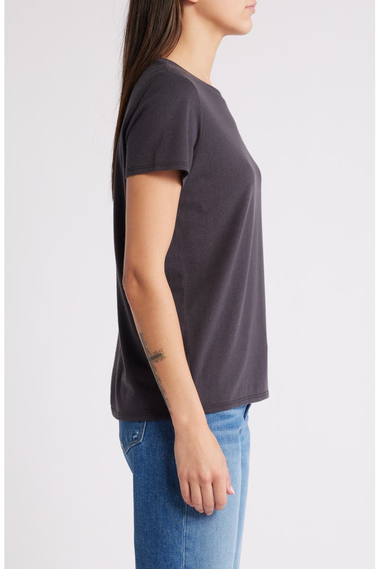 Re-Spun Signature Crewneck T-Shirt, Alternate, color, BLACK