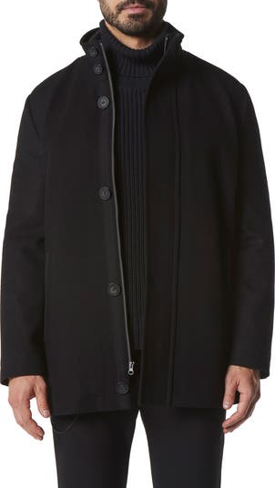 Marc New York Men s Dorsey Car Coat Black Small Wool