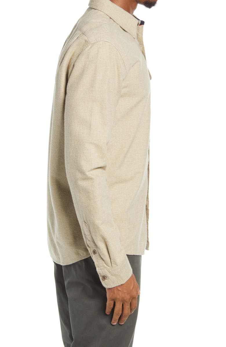 The Normal Brand Cotton Chamois Button-Up Shirt, Alternate, color, 
