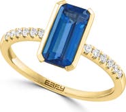 EFFY Diamond & London Blue Topaz Ring