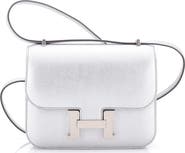 Pre-Owned Hermes Constance NM Bag Metallic Chevre Chamkilight 18