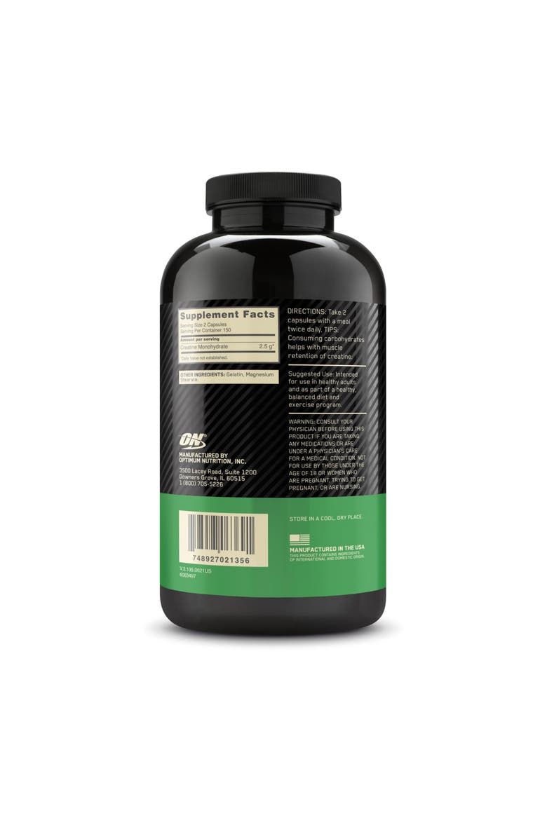 Micronized Creatine Monohydrate Capsules, Keto Friendly, 2500mg, 300 Capsules, Alternate, color, None