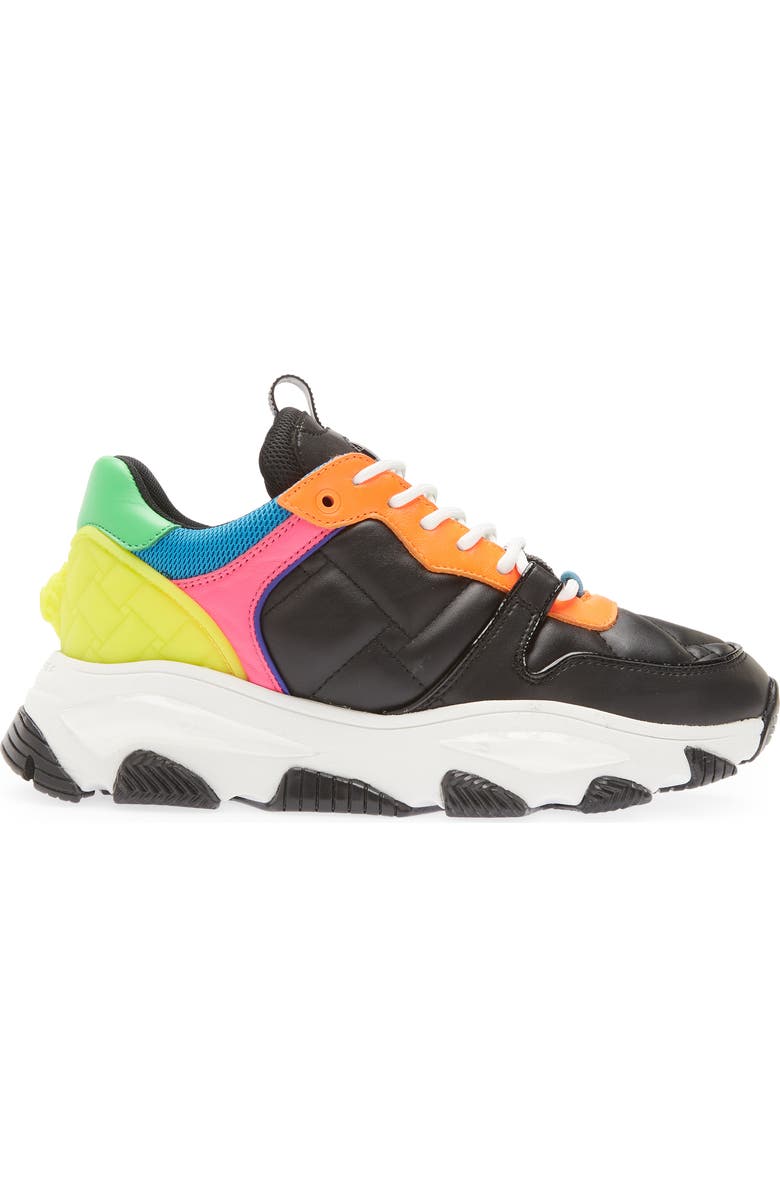 Kurt Geiger London Lettie Eagle Quilted Sneaker, Alternate, color,