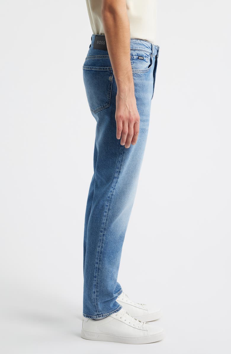 BOSS Ogden Stretch Cotton & Lyocell Jeans, Alternate, color, Bright Blue