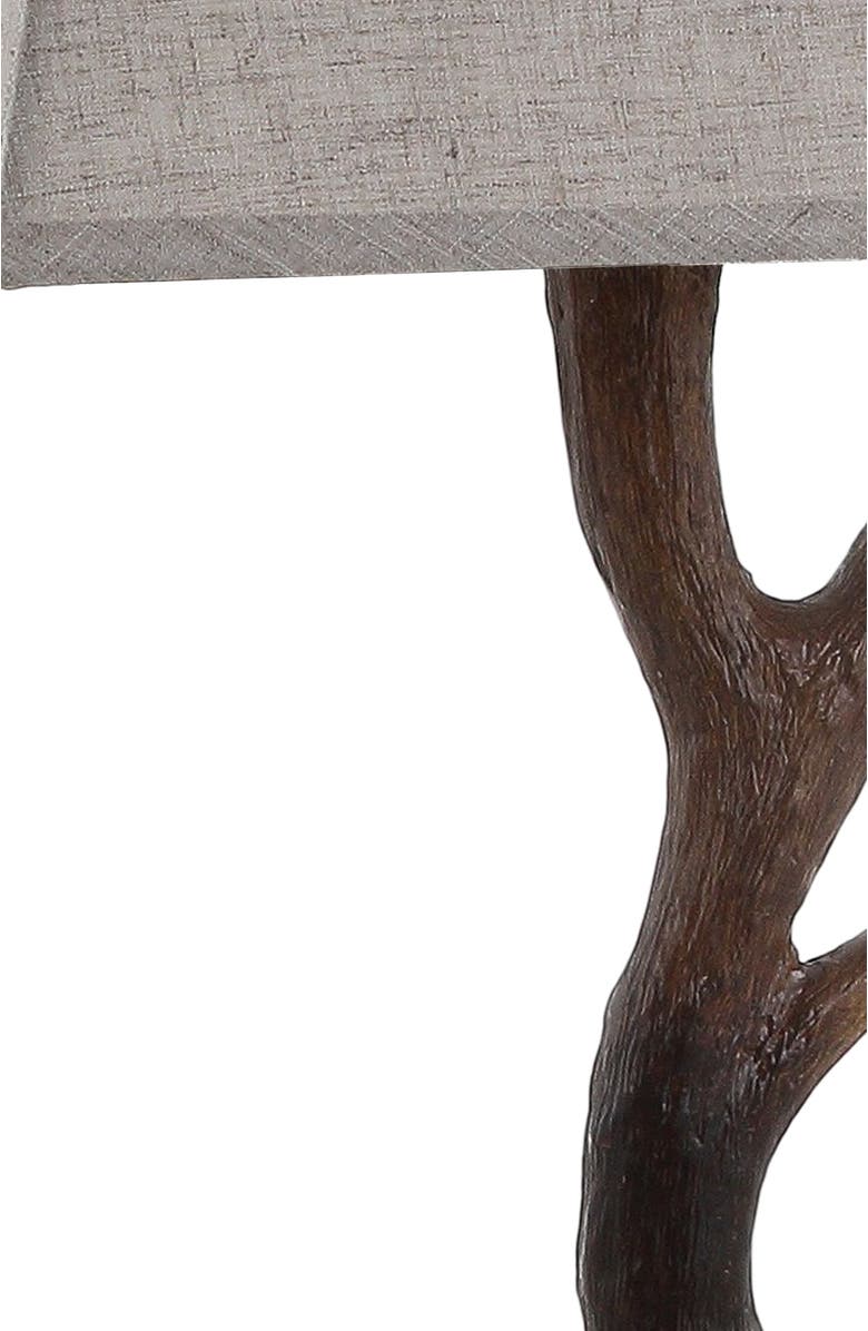 JONATHAN Y Antler 29.5" Rustic Resin/Crystal LED Table Lamp, Alternate, color, Brown