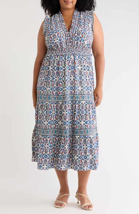 Sleeveless Tiered Maxi Dress