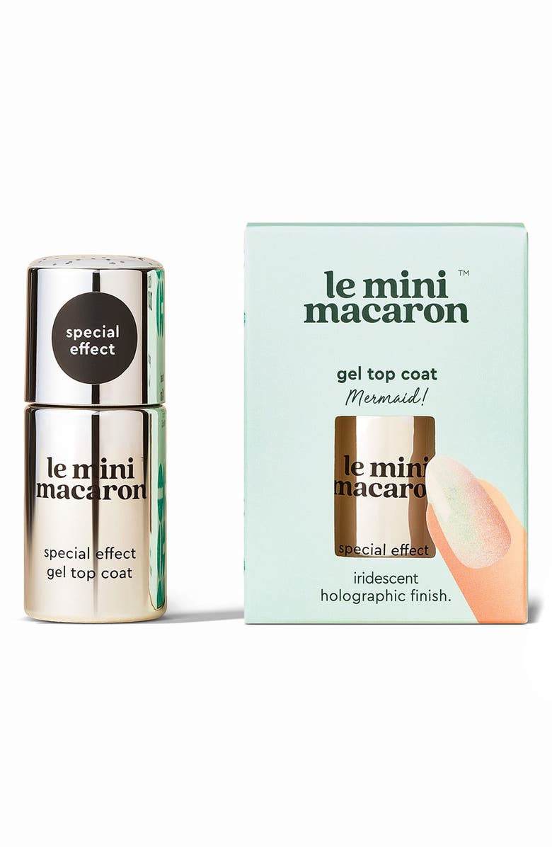 Le Mini Macaron Mermaid Special Effect Gel Top Coat, Main, color, Mermaid