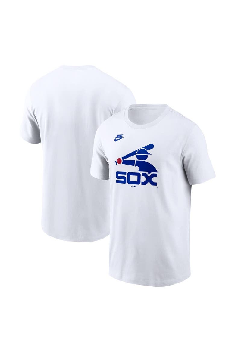 Men's Nike White Chicago White Sox Cooperstown Collection Logo T-Shirt, Main, color, White