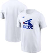 Nike Men's Nike White Chicago White Sox Cooperstown Collection Logo T-Shirt