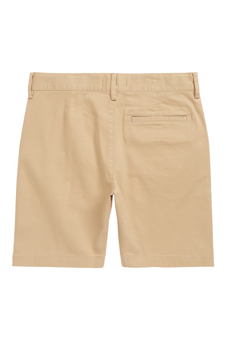 Kids' Slim Straight Leg Chino Shorts, Alternate, color, TAN STOCK