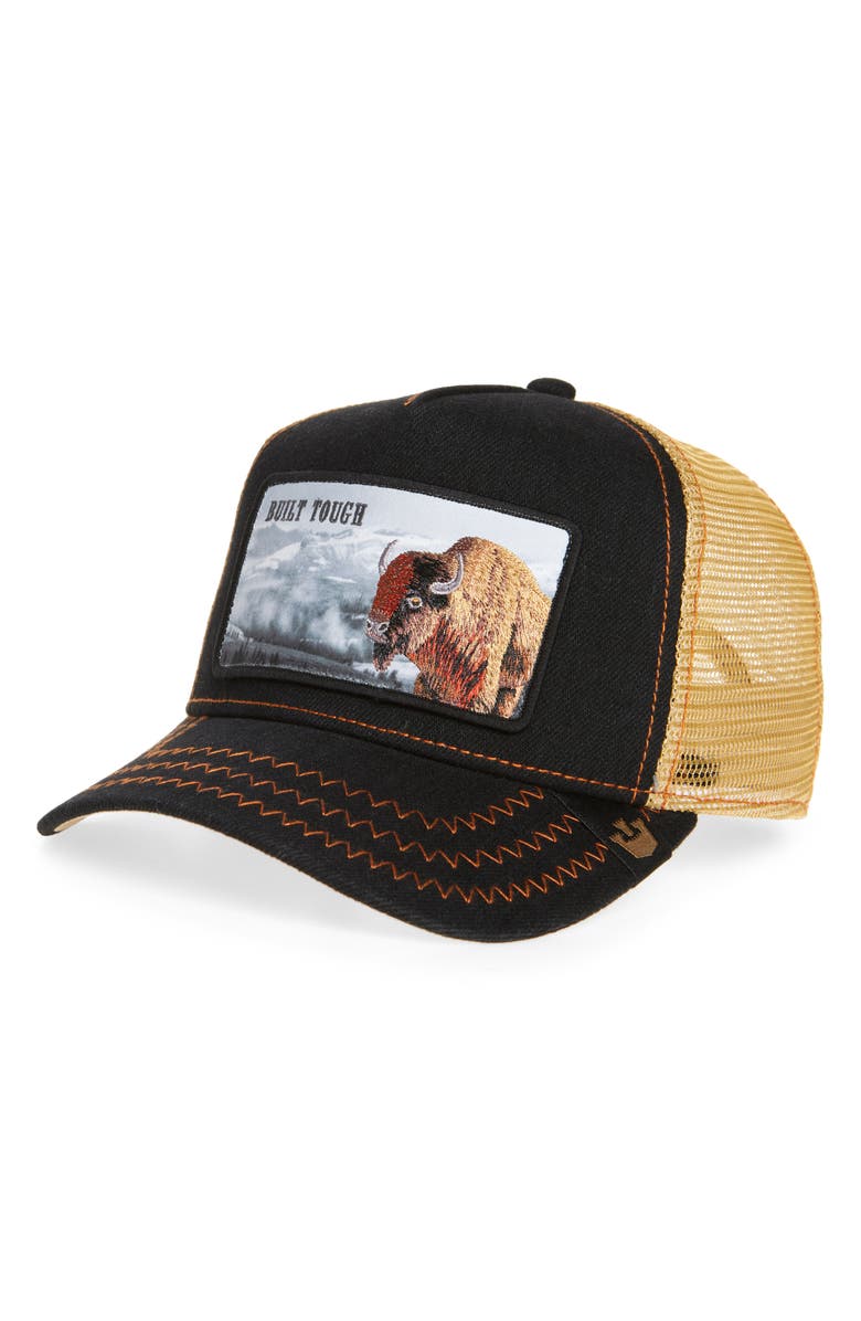 Goorin Bros. Built Tough Trucker Hat, Main, color, Black