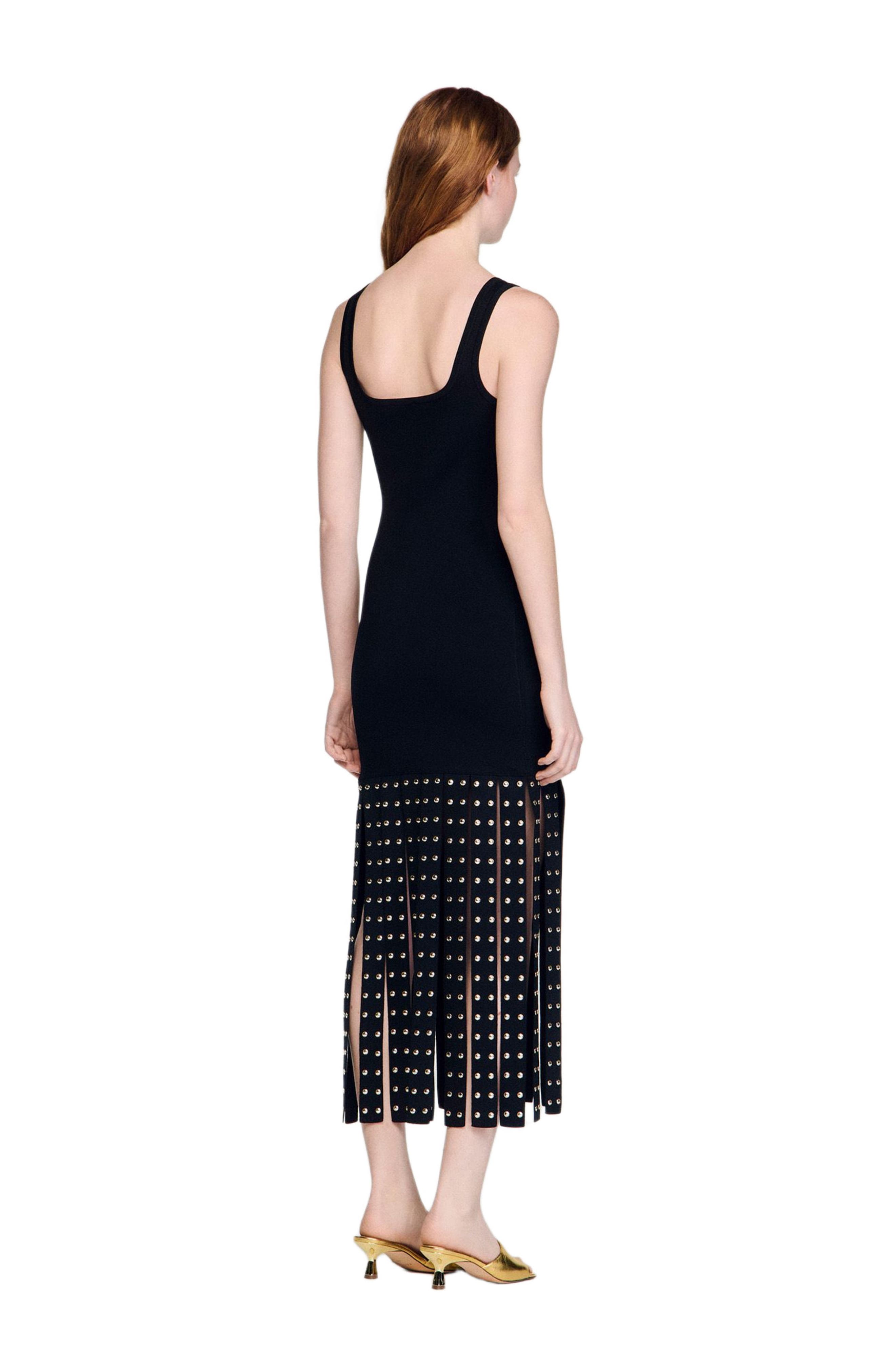 Fringed knit maxi dress - image 2