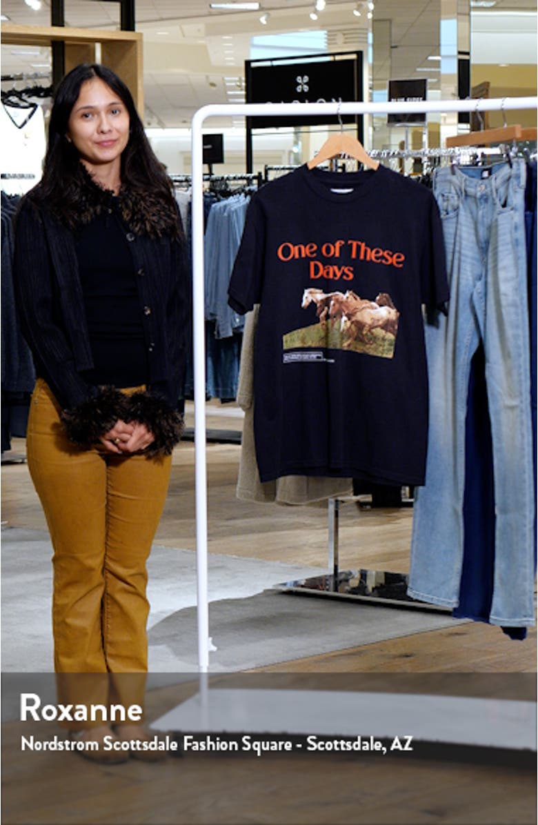 Wild Horses Cotton Graphic T-Shirt, sales video thumbnail