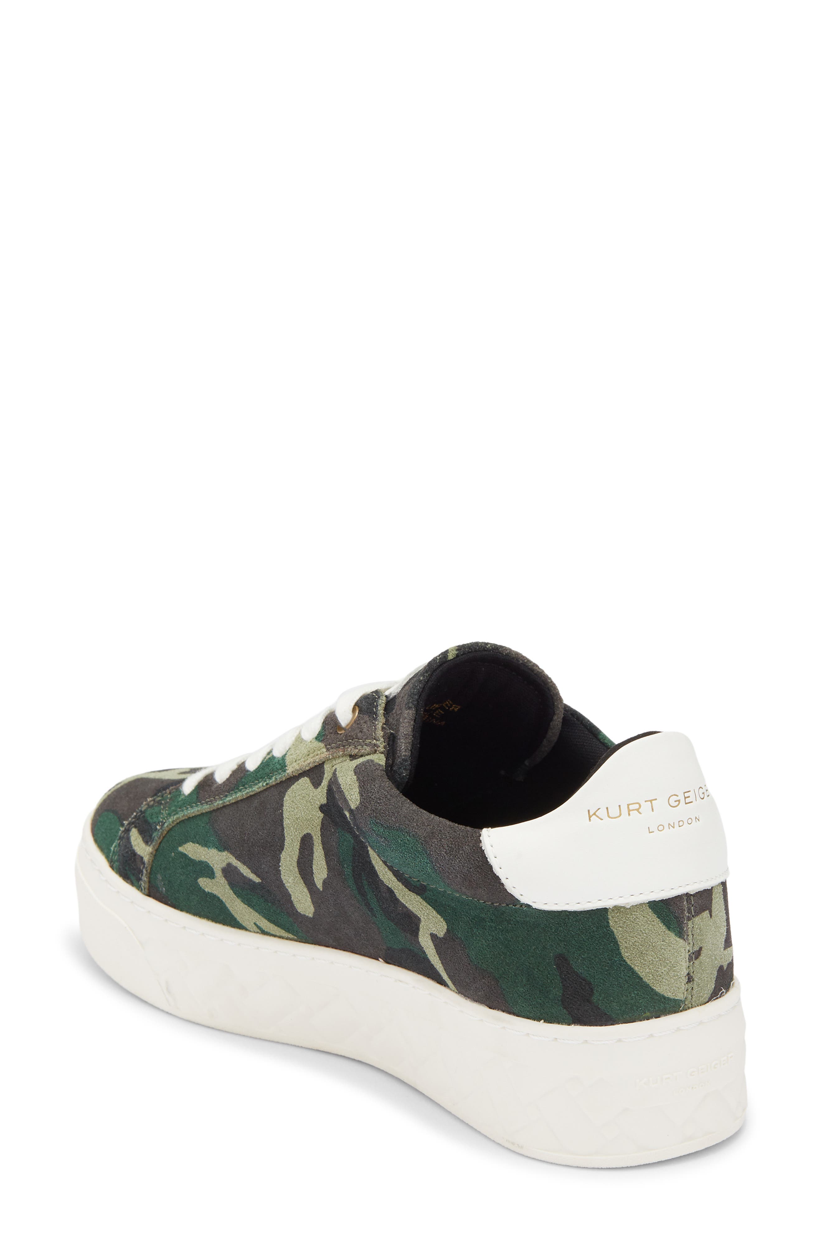 Kurt Geiger London Brixton Platform Sneaker, Alternate, color, Open Green