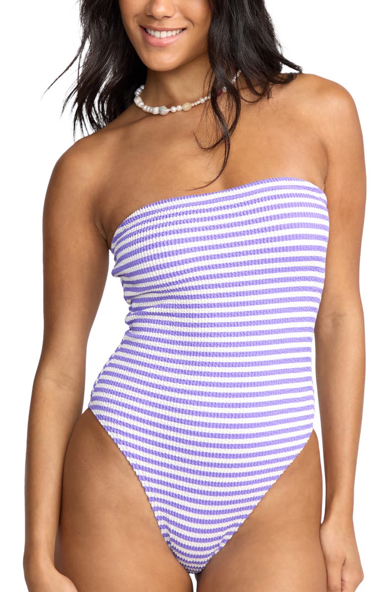 Billabong x Josie Summer Hi Tully Convertible One-Piece Swimsuit, Alternate, color, Purple Punch