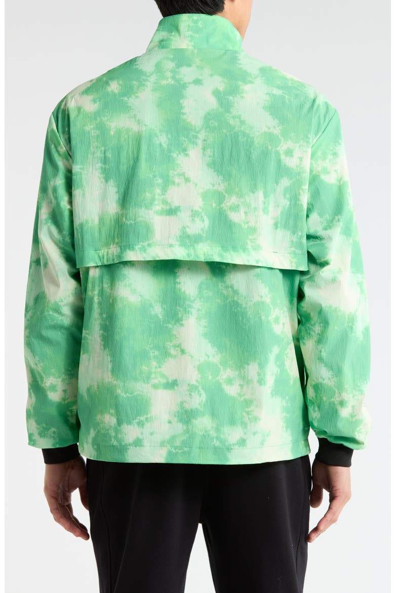 Grateful Dead Cascade Windshirt, Alternate, color, GREEN TIE DYE