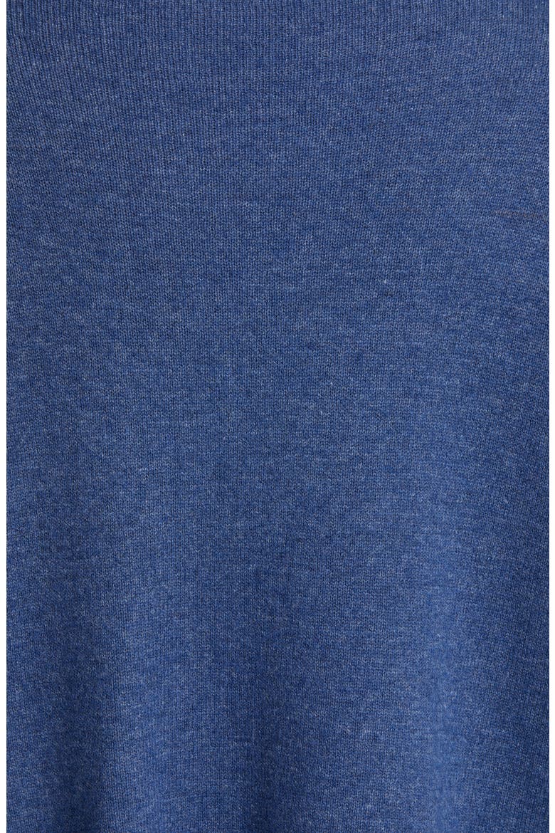 Funnel Neck Wool & Cashmere Blend Sweater, Alternate, color, HEATHER PEACOCK