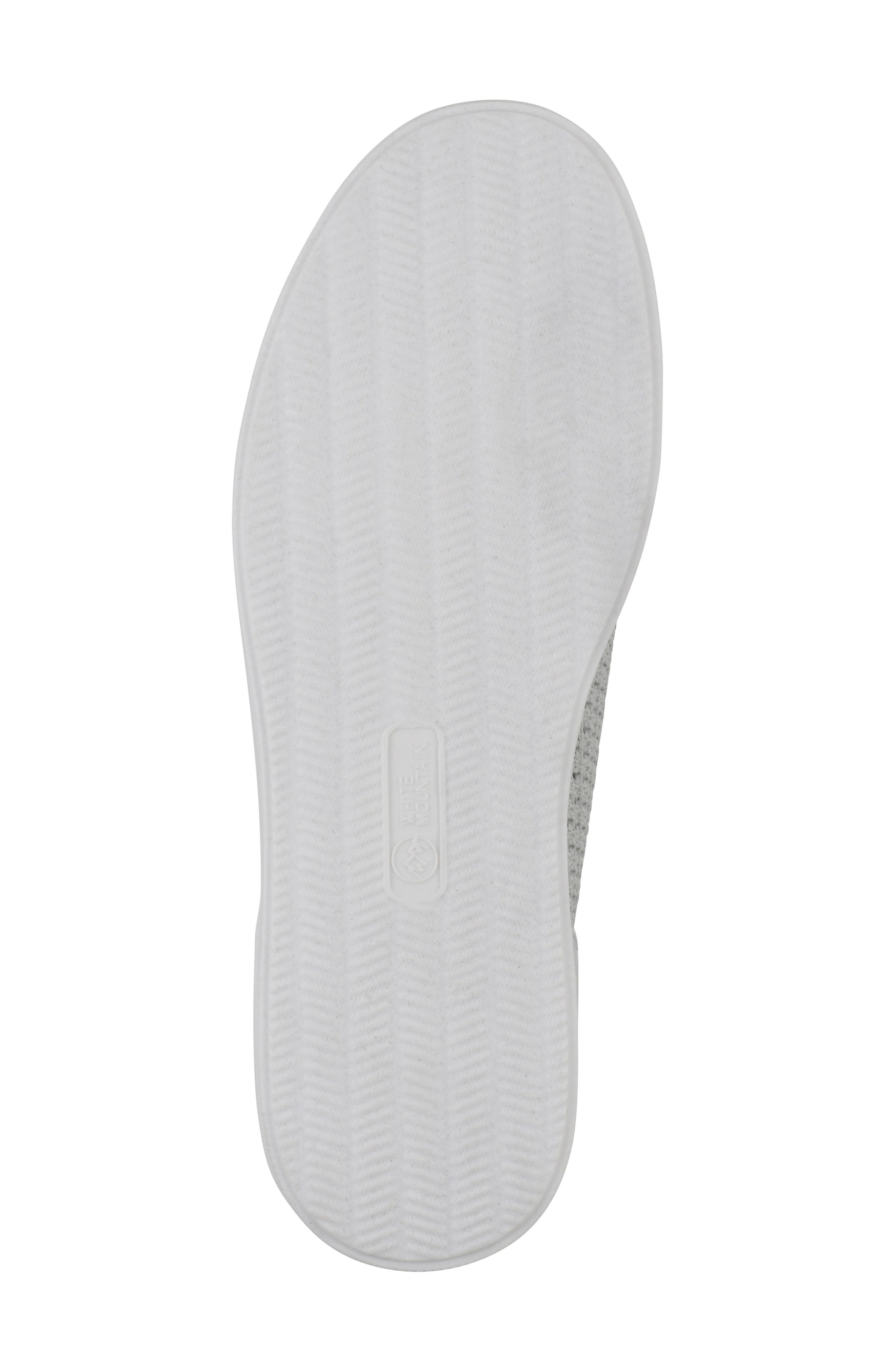 White Mountain Footwear Upscale Knit Sneaker, Alternate, color, Light Grey Fabric