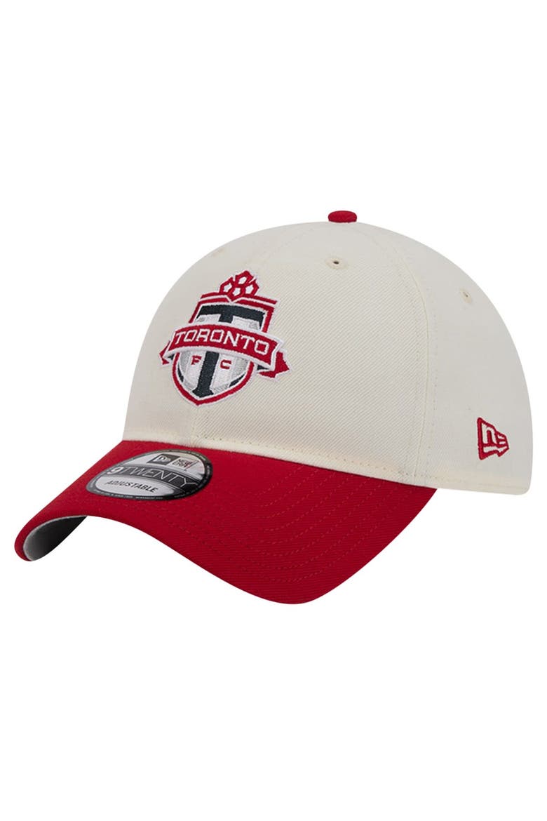 Men's New Era White Toronto FC 2024 Kick Off Collection 9TWENTY Adjustable Hat, Alternate, color, White