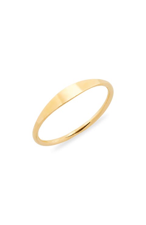 Slim Signet Ring