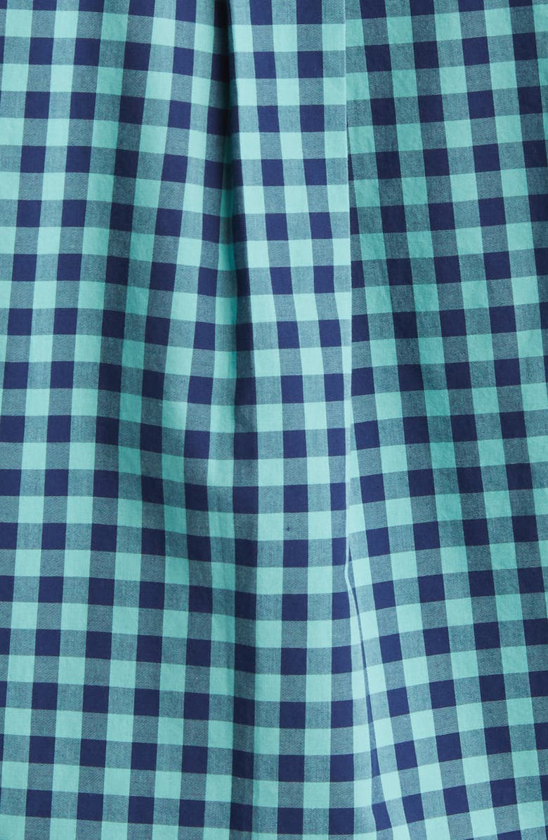 Brooks Brothers Gingham Check Button-Down Shirt, Alternate, color, Ginggreen