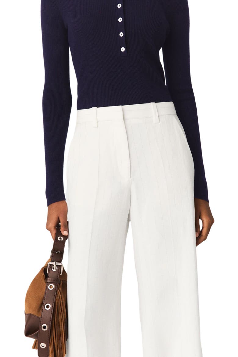 Suit trousers, Alternate, color, White