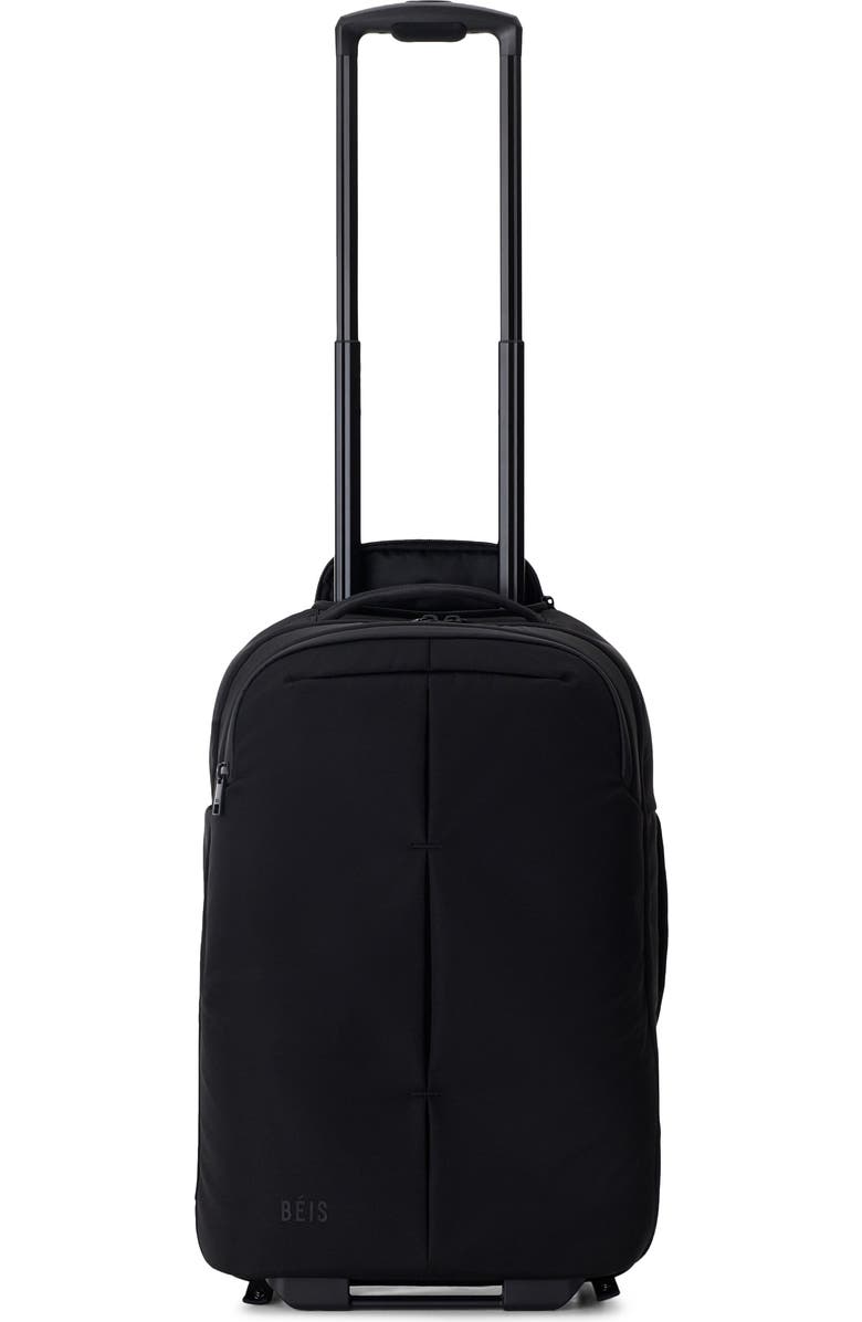 Béis The Pro Rolling Backpack, Main, color, Black