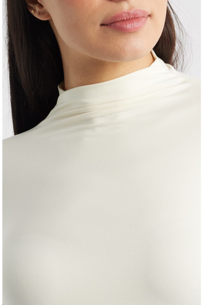 Melody Funnel Neck Top, Alternate, color, IVORY