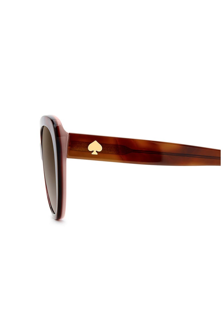 55mm josi cat eye sunglasses, Alternate, color, HAVANA