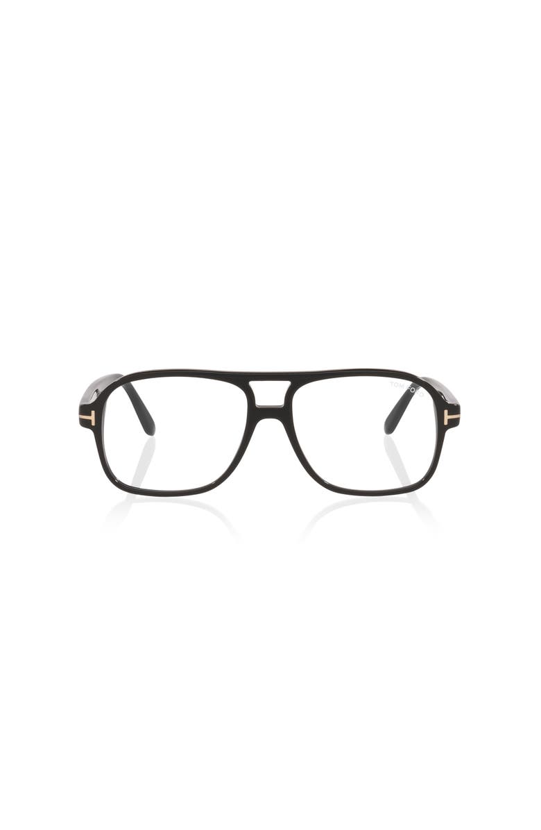 TOM FORD 58mm Pilot optical glasses, Alternate, color, Black