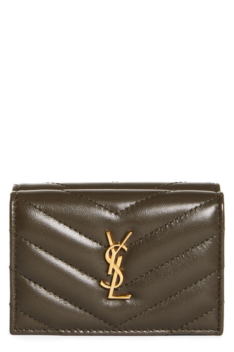 アクセサリー YSL mini TRIFOLD Wallet /Gold Hardware Tiny Matelasse Origami Trifold Leather Wallet (Women) | Nordstrom