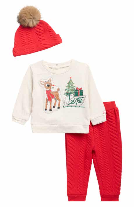 Kids' Rudolph the Red-Nosed Reindeer 3-Piece Jogger Set