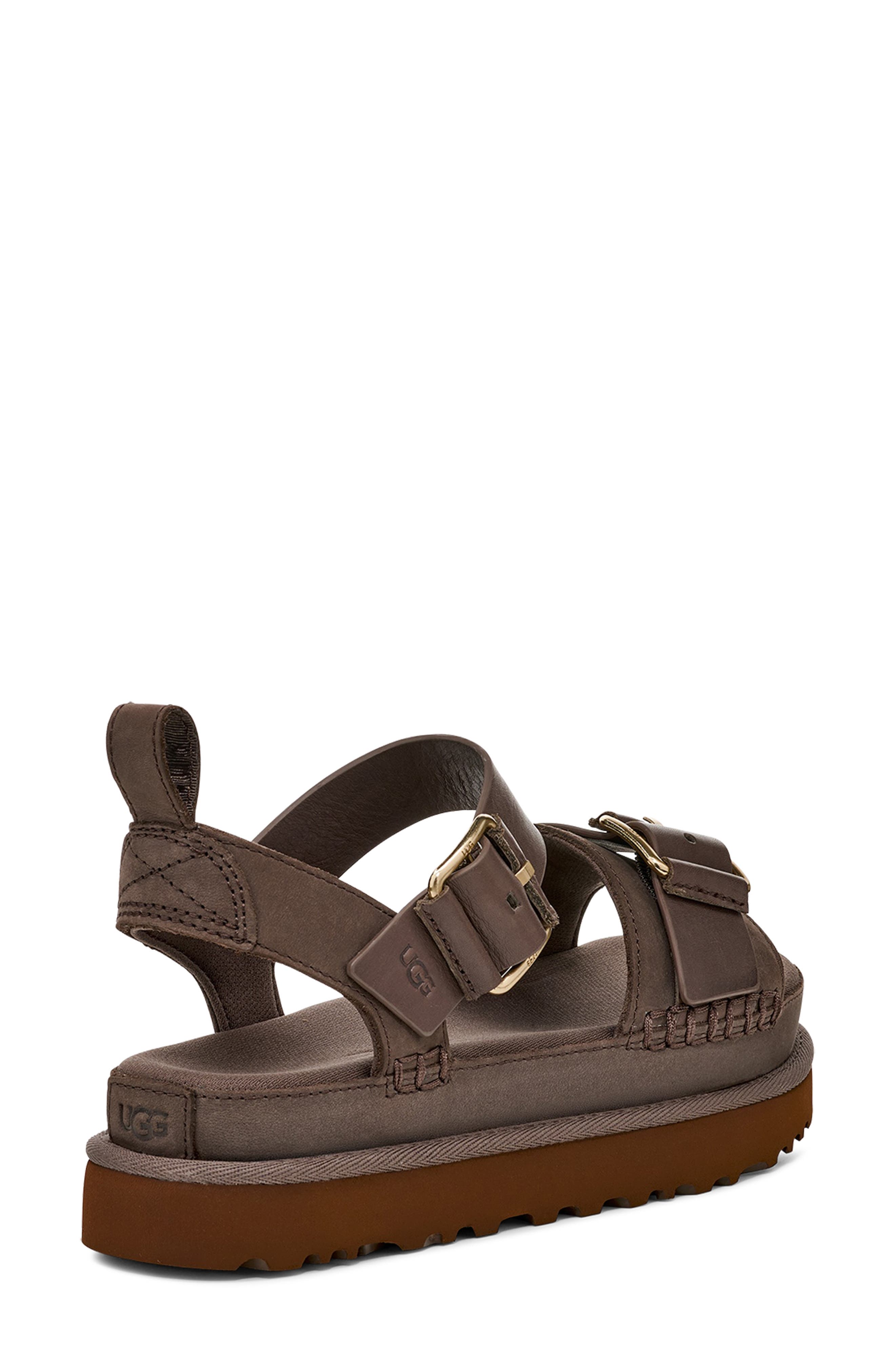 Goldenstar Villa Platform Sandal, Alternate, color, MOLASSES