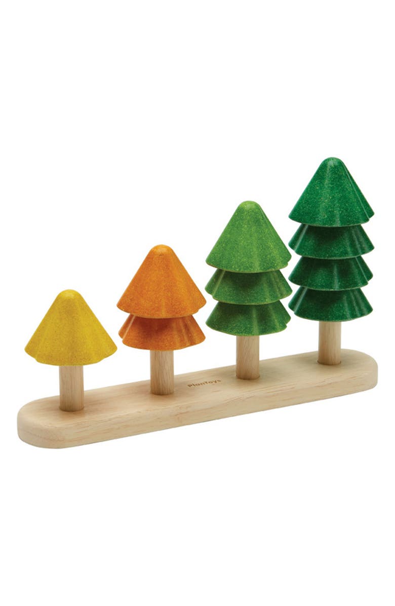 PlanToys<sup>®</sup> Sort & Count Trees Playset, Alternate, color, Assorted