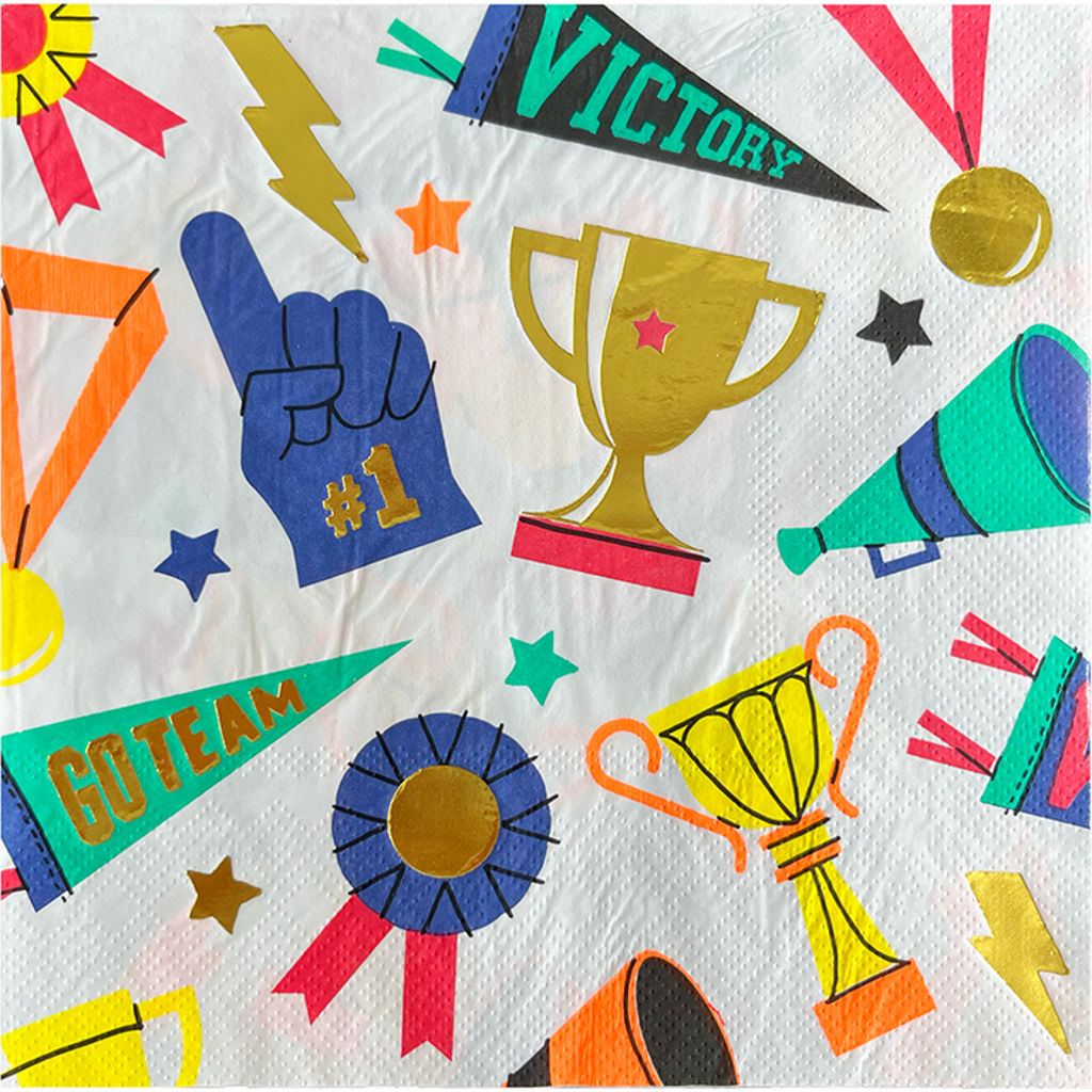 Daydream Society Good Sport Large Napkins In Assorted Pre-pack