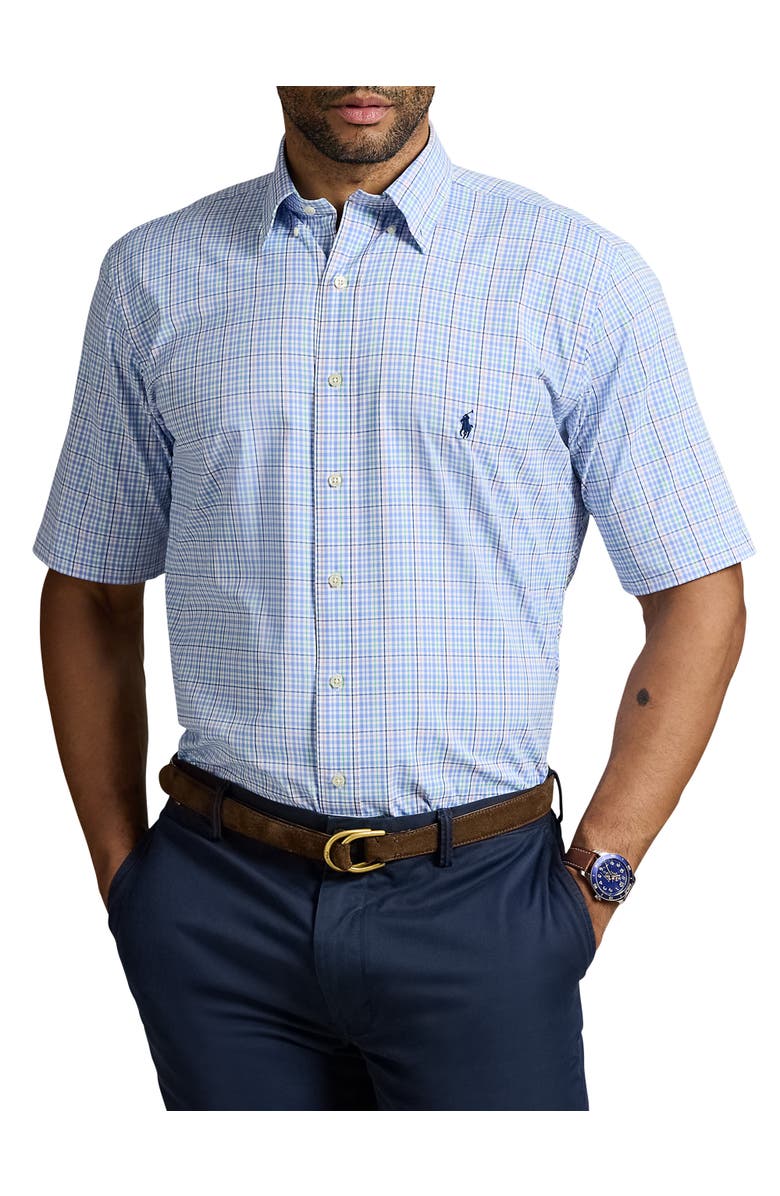 Polo Ralph Lauren Big & Tall Performance Twill Sport Shirt, Main, color, 