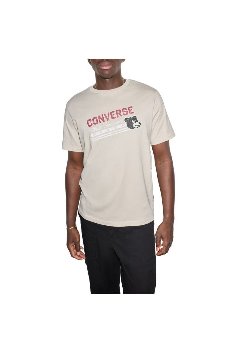 Fighting Bear Tee, Main, color, CLASSIC ECRU
