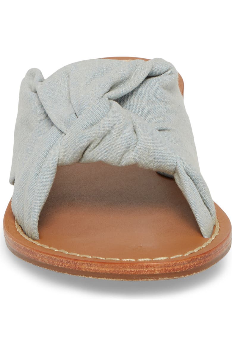Soludos Knotted Slide Sandal, Alternate, color,