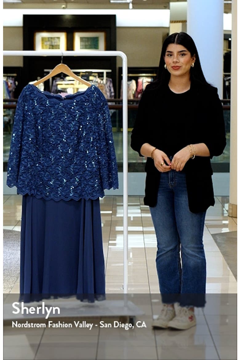 Mock Two-Piece Midi Dress video