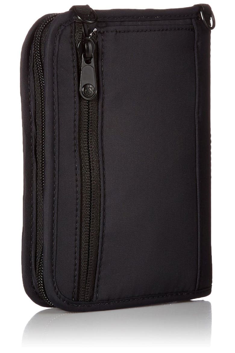 ,  RFIDsafe V150 Anti theft RFID blocking compact organiser  ,  Black, Alternate, color, Black