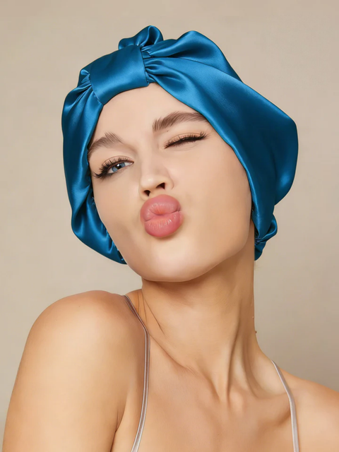 100% Mulberry Silk Sleep Bonnet