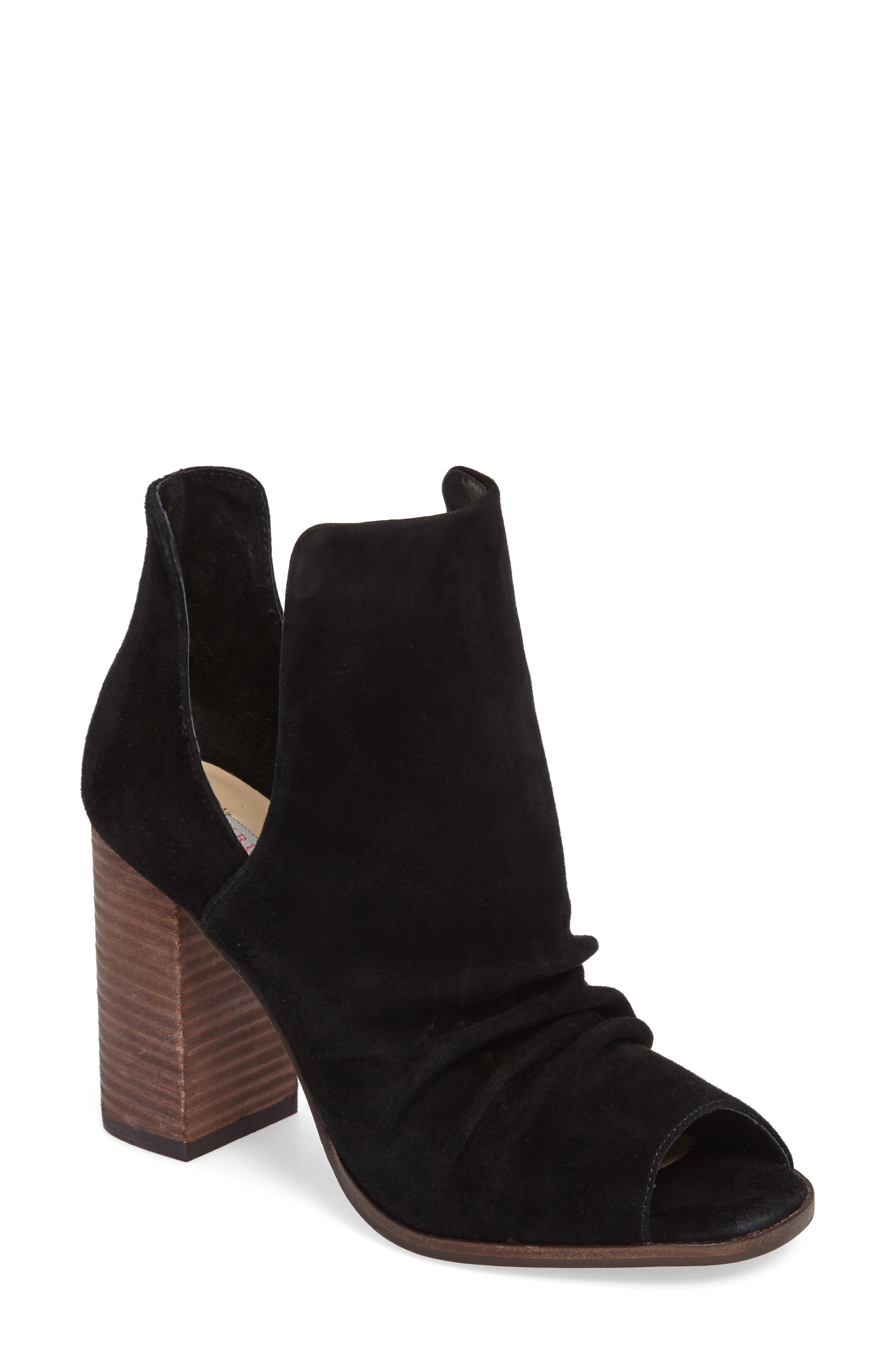Lash Split Shaft Bootie, Main, color, BLACK