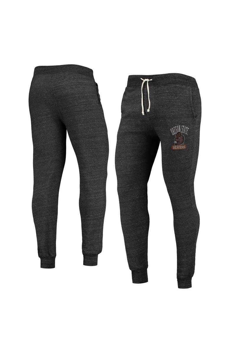 A AND A GLOBAL Men's Alternative Apparel Black Oregon State Beavers Dodgeball Tri-Blend Pants, Main, color,